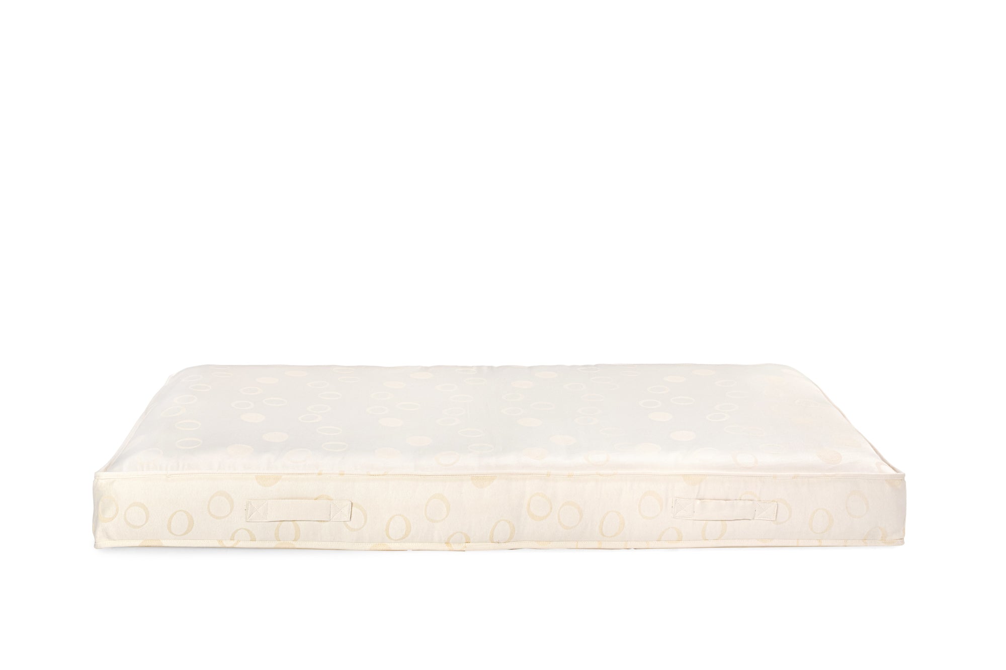 Unsere Matratze aus feinster natürlicher Wolle als Modell von seitlich-oben.