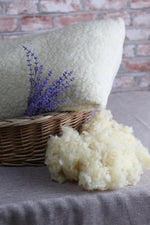 Load image into Gallery viewer, Kissen wolle natural bio antibacterial schafschurwolle
